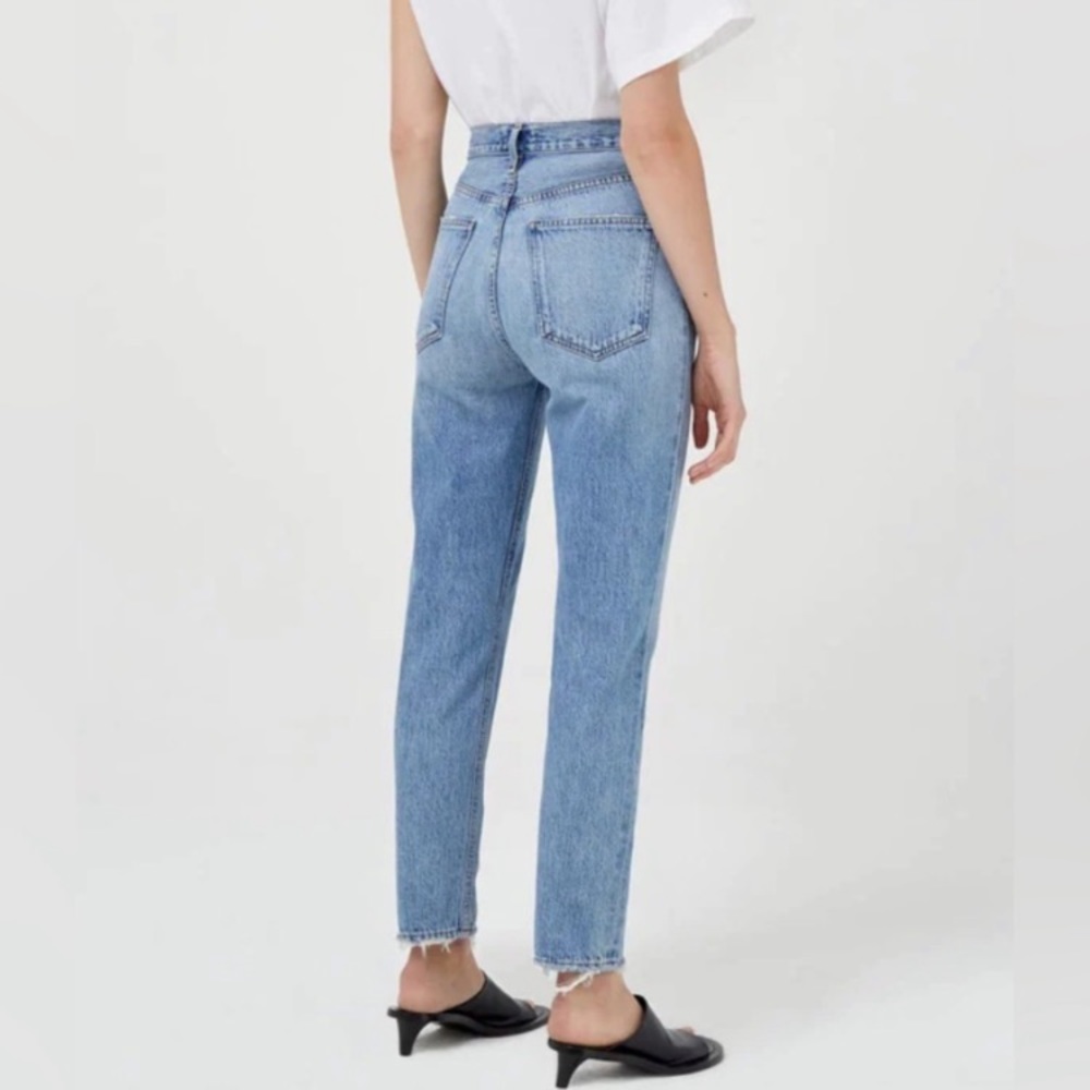 NWT AGOLDE Fen High Rise Relaxed Taper Jeans in Quarrel 32